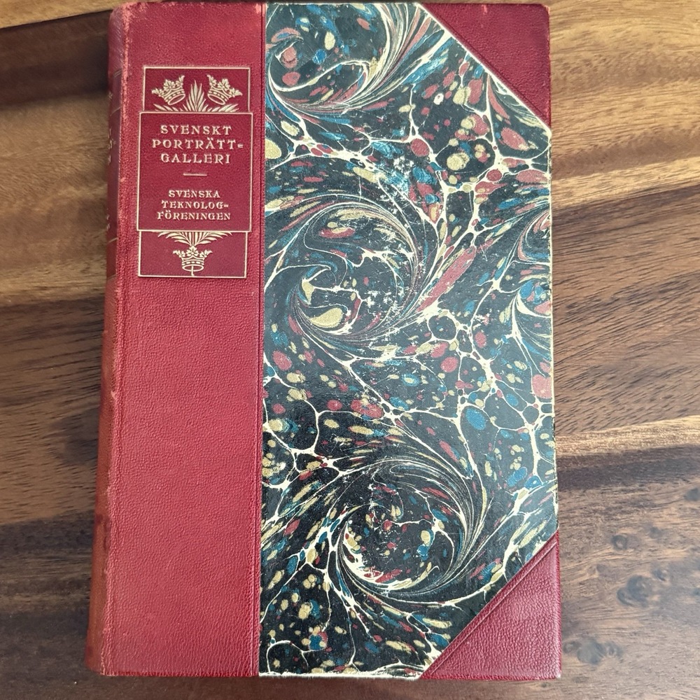 1911 Svenskt Porträttgalleri Swedish Technology Association Portrait Book